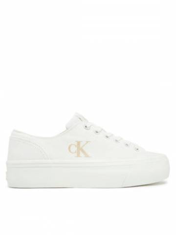 Calvin Klein Jeans Кросівки Vulc Flatform Low Cv Mg YW0YW01763 Білий Calvin Klein Jeans Кросівки Vulc Flatform Low Cv Mg YW0YW01763 Білий