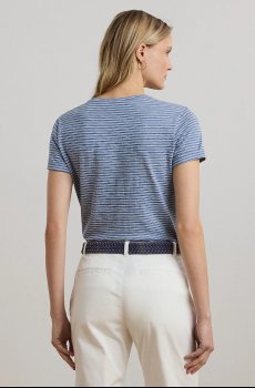 Хлопковая футболка Lauren Ralph Lauren