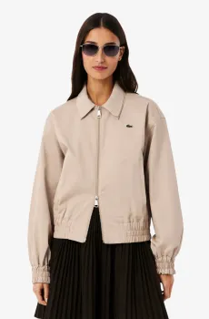 Женская бежевая куртка Бежевый 42 Lacoste BF5305X6F