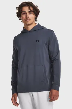Мужское темно-серое худи UA Playoff 3.0 Hoodie Серый S Under Armour 1380879-044