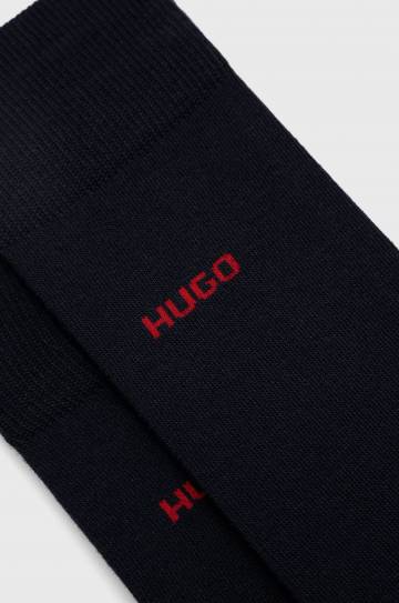Носки HUGO (2-pack) мужские цвет синий Носки HUGO (2-pack) мужские цвет синий