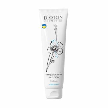 Отбеливающий крем для лица Bioton Cosmetics Face Cream с белым льном, 100 мл Отбеливающий крем для лица Bioton Cosmetics Face Cream с белым льном, 100 мл