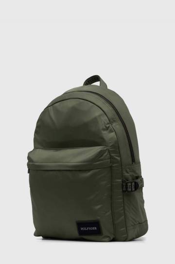 Рюкзак Tommy Hilfiger мужской цвет зелёный большой однотонный AM0AM12237 Рюкзак Tommy Hilfiger мужской цвет зелёный большой однотонный AM0AM12237
