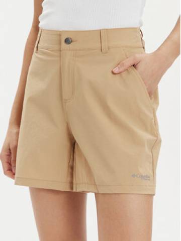 Columbia Шорти з тканини Summit Valley™ Short 2072494 Бежевий Active Fit Columbia Шорти з тканини Summit Valley™ Short 2072494 Бежевий Active Fit