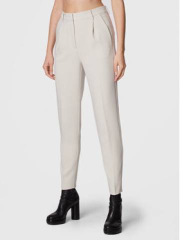 Bruuns Bazaar Штани з тканини Cindysus BBW2595 Бежевий Slim Fit Bruuns Bazaar Штани з тканини Cindysus BBW2595 Бежевий Slim Fit