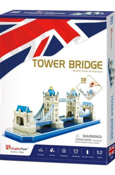 Тривимірна головоломка-конструктор CubicFun Тауерський міст (C238h)