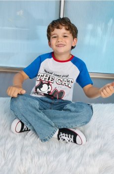 Футболка Felix the Cat - синій