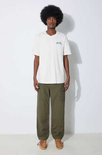 Хлопковые брюки Stan Ray Cargo Pant цвет зелёный со шнуровкой CE2404263 Хлопковые брюки Stan Ray Cargo Pant цвет зелёный со шнуровкой CE2404263