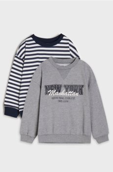 Світшот crewneck 2 pack - середньо-сірий