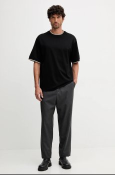 Хлопковая футболка BOSS H-Tames 65