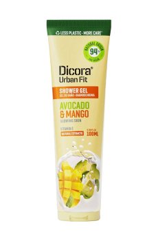 Питательный гель для душа Dicora Urban Fit Манго и авокадо, с витамином Е, 100 мл