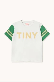 Детская хлопковая футболка Tinycottons STRIPES LOGO TEE