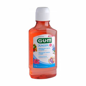 Детский ополаскиватель для полости рта GUM Sunstar Junior со вкусом клубники, от 6 лет, 300 мл Детский ополаскиватель для полости рта GUM Sunstar Junior со вкусом клубники, от 6 лет, 300 мл
