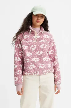 Женская розовая спортивная кофта с узором Розовый M Levi’s® A7893;0000
