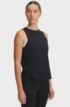 Женская черная майка UA Launch Elite Tank Черный XS Under Armour 1389563-001