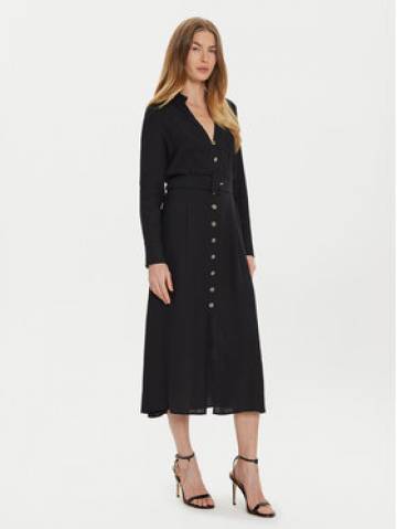 TWINSET Сукня-сорочка 242TT2320 Чорний Loose Fit TWINSET Сукня-сорочка 242TT2320 Чорний Loose Fit