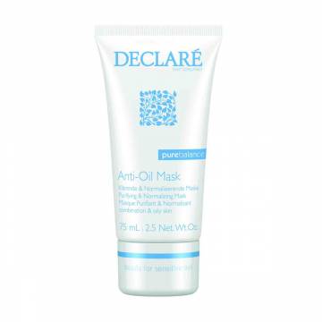 Антисептическая маска для лица Declare Pure Balance Anti-Oil Mask для комбинированной и жирной кожи, 75 мл Антисептическая маска для лица Declare Pure Balance Anti-Oil Mask для комбинированной и жирной кожи, 75 мл
