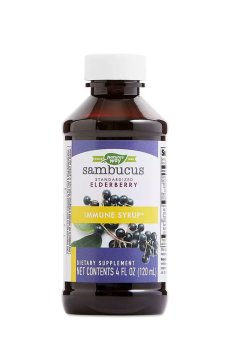 Бузина Natures Way Sambucus Immune Syrup Elderberry в сиропе, 120 мл