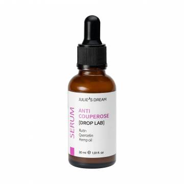 Сыворотка для лица Julies Dream Drop Lab Anti-Couperose Serum Укрепление и успокоение, 30 мл Сыворотка для лица Julies Dream Drop Lab Anti-Couperose Serum Укрепление и успокоение, 30 мл
