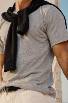 Бавовняна футболка basic - сірий