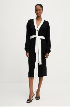 Кардиган с примесью шерсти Karl Lagerfeld