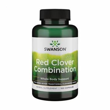 Красный клевер Swanson Red Clover Combination, 100 капсул