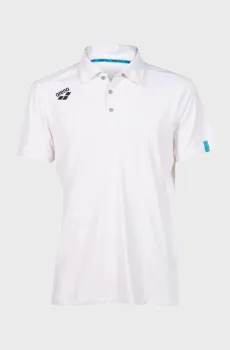 Белое поло TEAM POLOSHIRT SOLID (унисекс) Белый S Arena 004902-100
