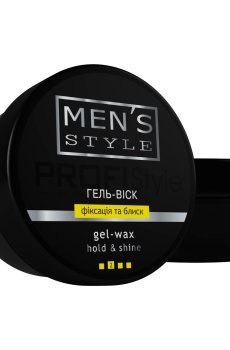 Мужской гель-воск для моделирования волос Profi Style Mens Style Фиксация и блеск, 80 мл