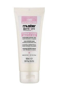 Отшелушивающая и разглаживающая маска-скраб для лица Muster Benexere Professional 236V Skin Perfection Face Scrub Mask, 100 мл