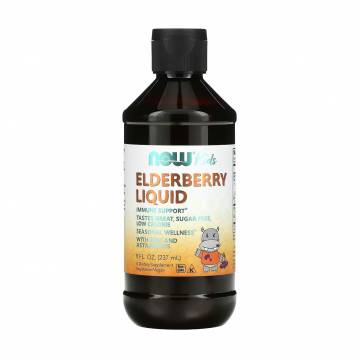 Детский концентрат бузины Now Foods Elderberry Liquid for Kids 500 мг, в жидкости, 237 мл Детский концентрат бузины Now Foods Elderberry Liquid for Kids 500 мг, в жидкости, 237 мл