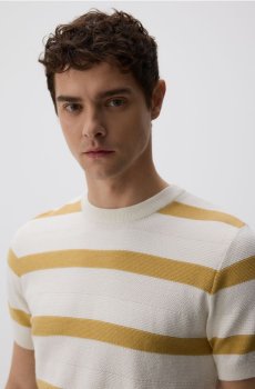 Reserved - Бавовняний джемпер з короткими рукавами - різнобарвний - 672HD-MLC