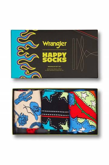 Носки Happy Socks Wrangler 3-Pack Wrangled Gift 3 шт P002273 Носки Happy Socks Wrangler 3-Pack Wrangled Gift 3 шт P002273