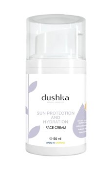 Крем для лица Dushka Sun Protection And Hydration Face Cream, SPF 30, 50 мл
