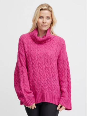 Fransa Гольф 20612718 Рожевий Relaxed Fit Fransa Гольф 20612718 Рожевий Relaxed Fit