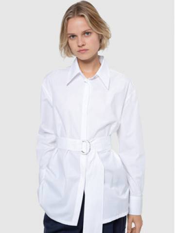 Hugo Сорочка Evey 50439489 Білий Relaxed Fit Hugo Сорочка Evey 50439489 Білий Relaxed Fit