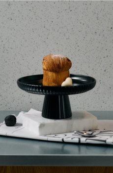 Керамічна підставка для тортів - чорний