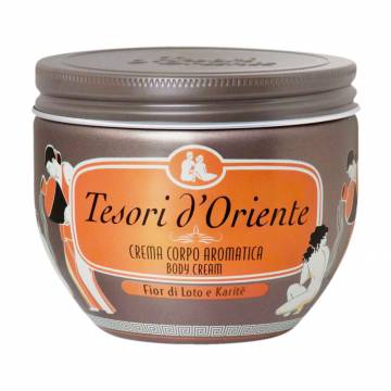 Парфюмированный крем для тела Tesori dOriente Body Cream Цветок лотоса и масло ши, 300 мл Парфюмированный крем для тела Tesori dOriente Body Cream Цветок лотоса и масло ши, 300 мл