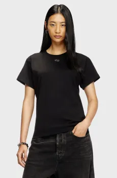 Женская черная футболка T-MAREY Черный XS Diesel A17736 0NIAX