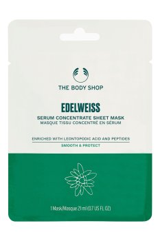 Тканевая маска для лица The Body Shop Serum Concentrate Sheet Mask Эдельвейс, 21 мл