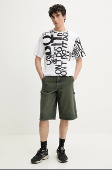 Хлопковая футболка Desigual LONDON