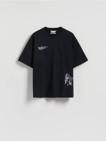Reserved - MEN`S T-SHIRT - чорний - 392EX-99X Reserved - MEN`S T-SHIRT - чорний - 392EX-99X
