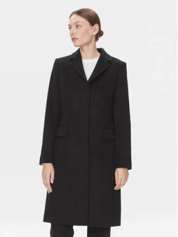 Calvin Klein Вовняне пальто Essential K20K206877 Чорний Regular Fit Calvin Klein Вовняне пальто Essential K20K206877 Чорний Regular Fit