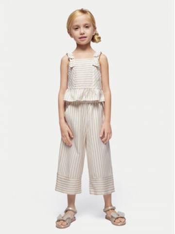 Mayoral Комплект топ і штани 3539 Бежевий Regular Fit