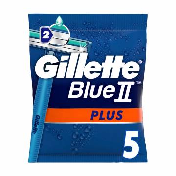 Одноразовые бритвы Gillette Blue 2 Plus мужские, 5 шт Одноразовые бритвы Gillette Blue 2 Plus мужские, 5 шт