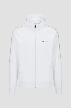 Мужское белое худи BOSS X Matteo Berrettini Белый XL BOSS 50504552;100