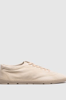 Бежевые замшевые кроссовки