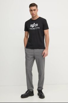 Хлопковая футболка Alpha Industries