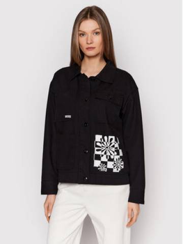 Vans Демісезонна куртка Divine Energy VN0A7Q9K Чорний Relaxed Fit Vans Демісезонна куртка Divine Energy VN0A7Q9K Чорний Relaxed Fit