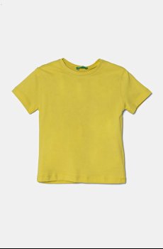 Детская хлопковая футболка United Colors of Benetton