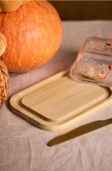 BUTTER DISH - clear